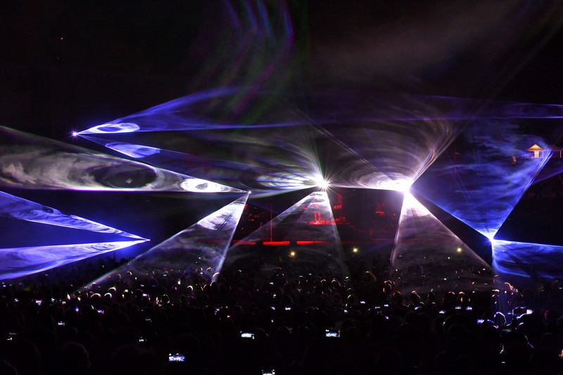 Jean Michel Jarre at Baalbeck Festival